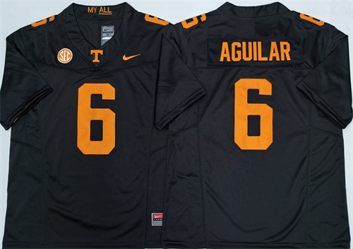 Tennessee Volunteers Black #6 AGUILAR