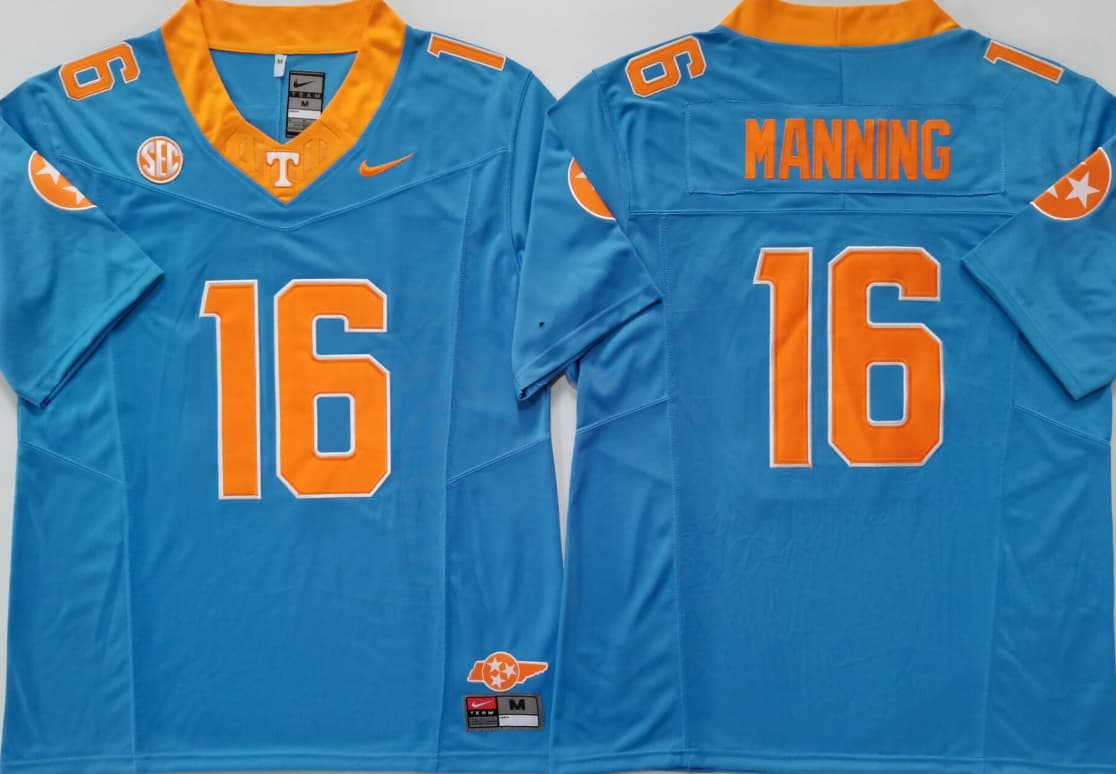 Tennessee Volunteers Blue #16 MANNING