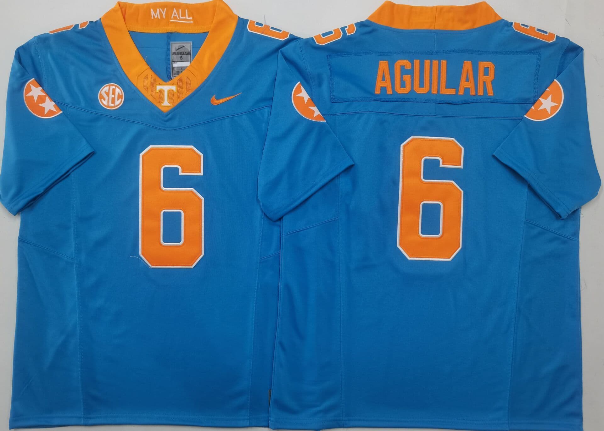 Tennessee Volunteers Blue #6 AGUILAR