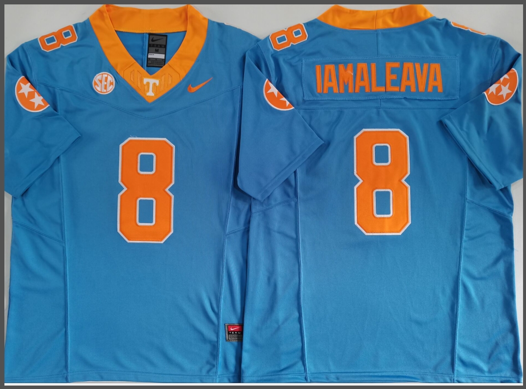 Tennessee Volunteers Blue #8 IAMALEAVA Jersey