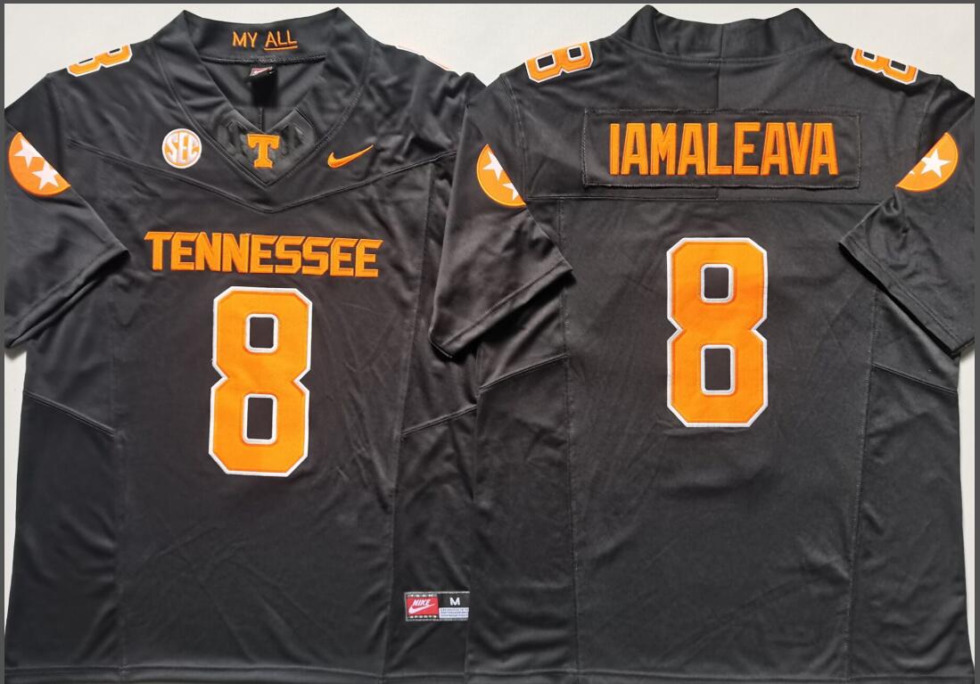 Tennessee Volunteers GRAY #8 IAMALEAVA Jerseys