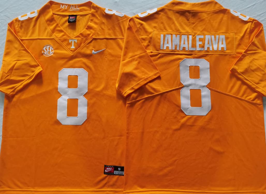 Tennessee Volunteers Orange # 8 IAMALEAVA