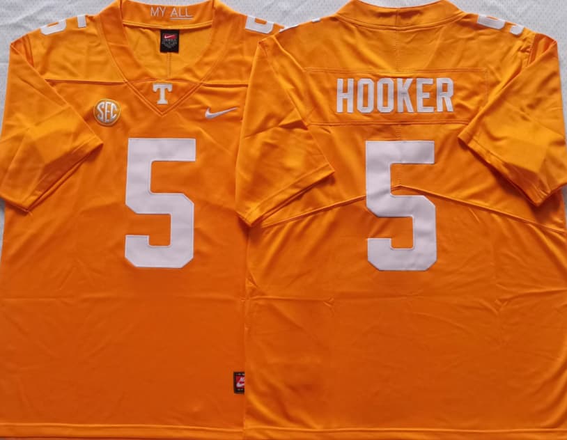 Tennessee Volunteers Orange #5 HOOKER
