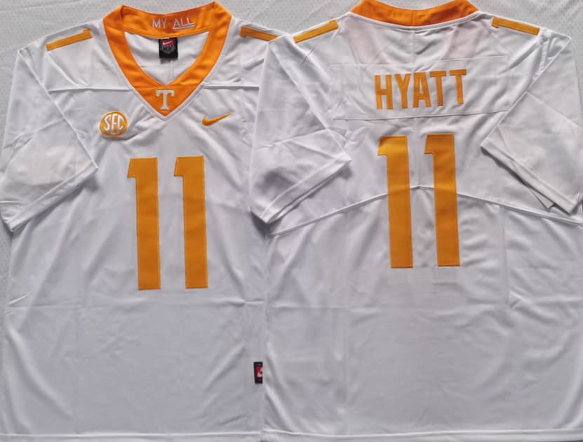 Tennessee Volunteers White #11 HYATT