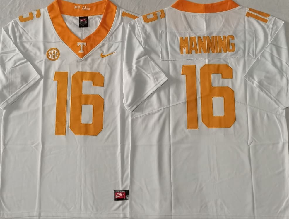Tennessee Volunteers White #16   MANNING