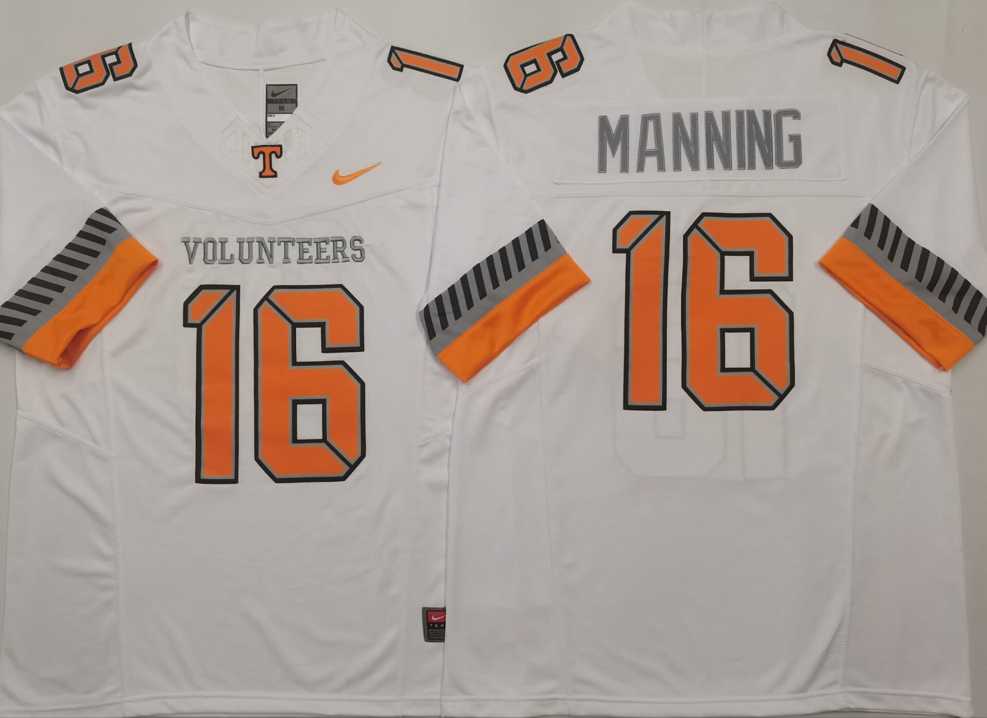 Tennessee Volunteers White #16 MANNING