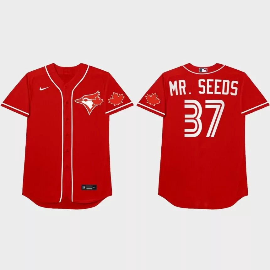 Teoscar Hernandez 2021 Players’ Weekend Mr. Seeds Nickname Jersey – Red