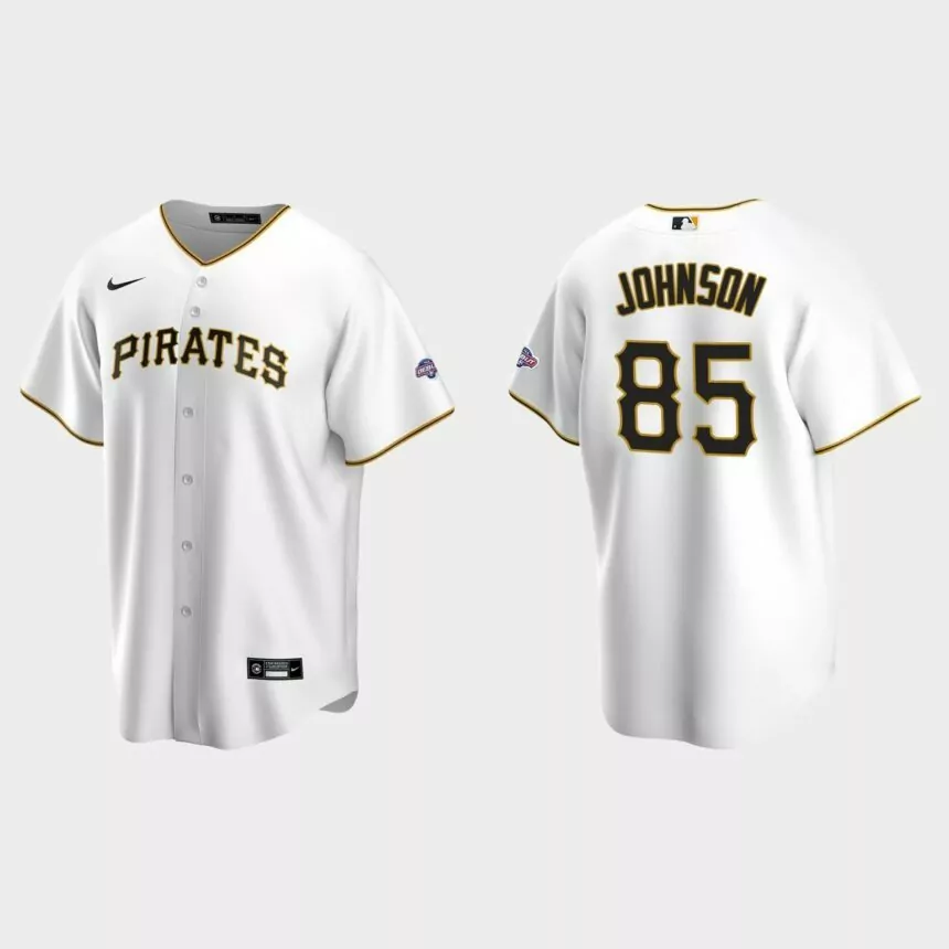 Termarr Johnson Pittsburgh Pirates Replica Debut Patch Jersey – White