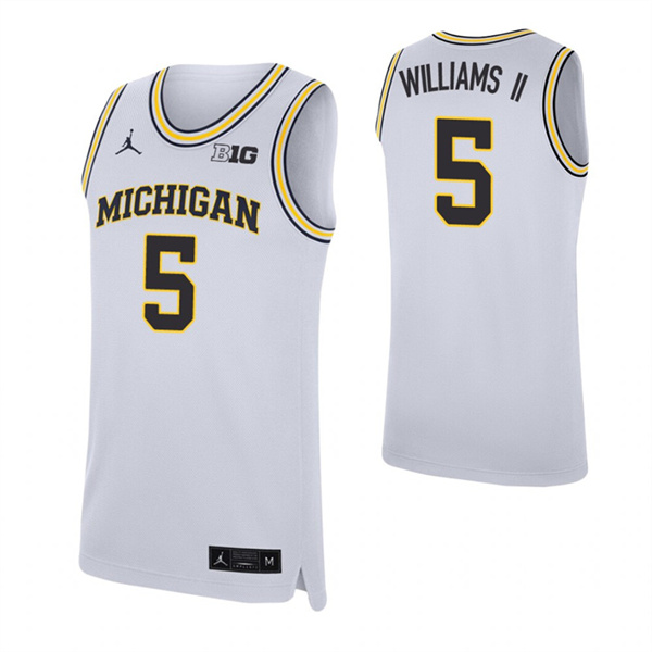 Terrance Williams II Jersey White Michigan Wolverines Replica