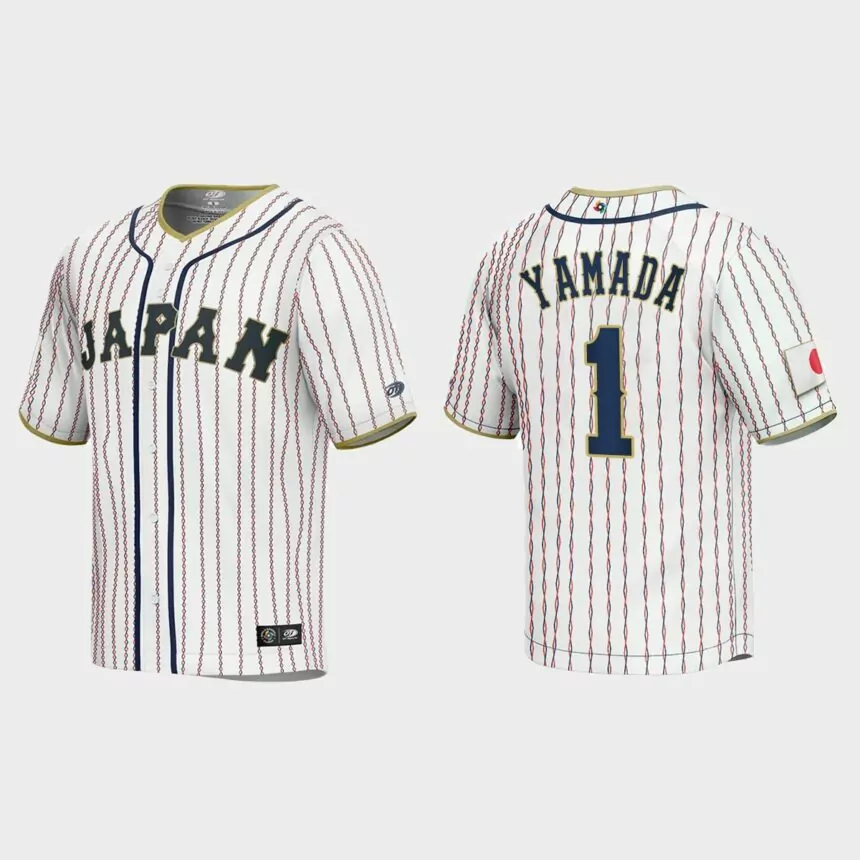 Tetsuto Yamada Japan Baseball 2023 World Baseball Classic Jersey – White