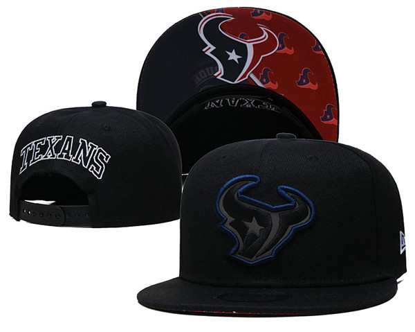 Texans Black Snapback Hat--GS