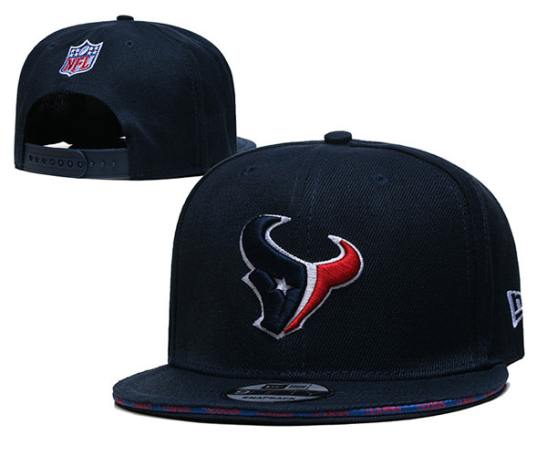 Texans Navy Snapback Hat--TX