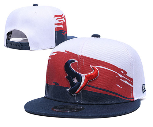 Texans Team Logo White Navy Adjustable Hat GS