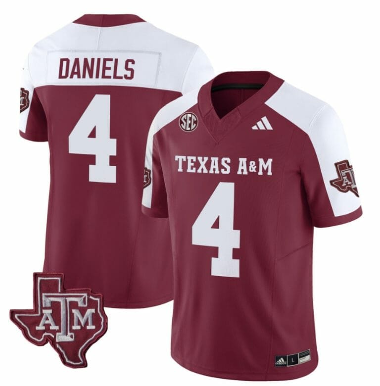 Texas A&M Aggies Amari Daniels Jersey #4 Vapor Limited College Football Alternate