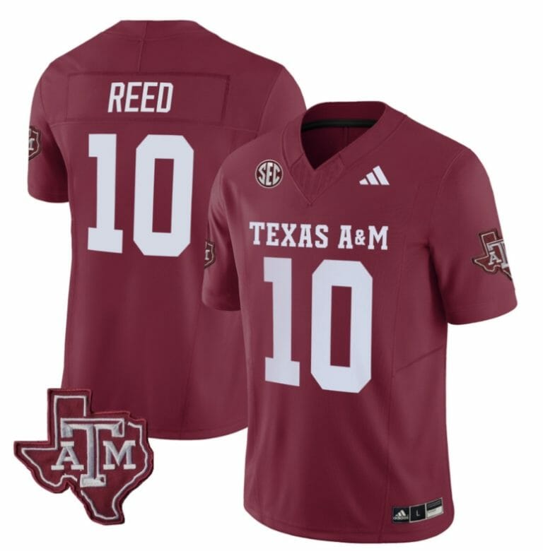 Texas A&M Aggies Marcel Reed Jersey #10 Vapor Limited College Football Maroon
