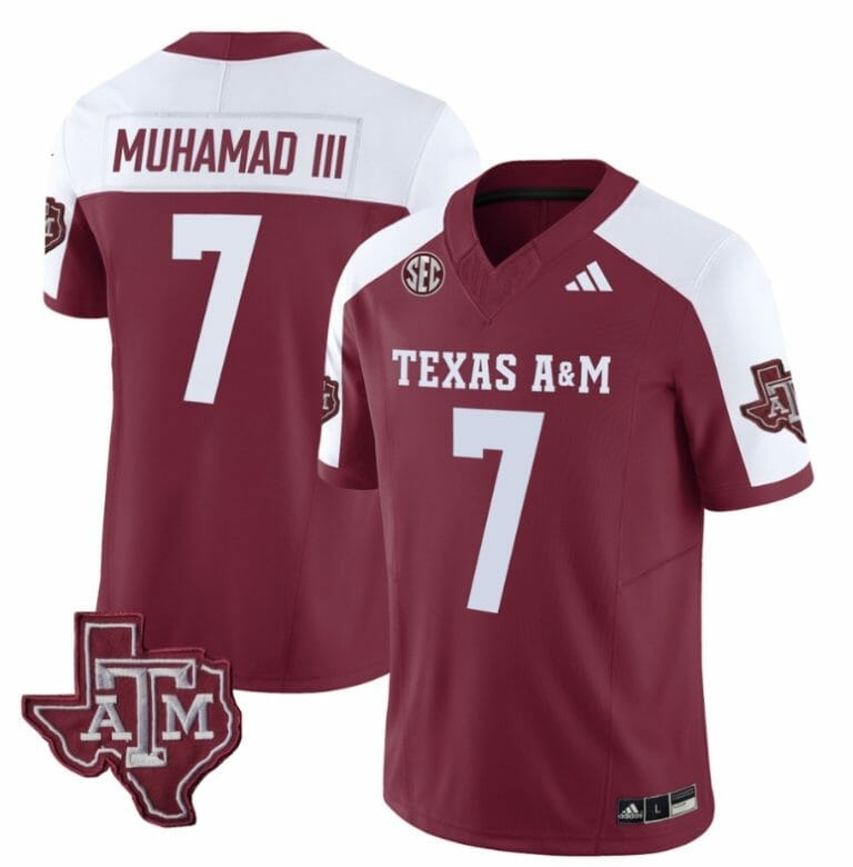 Texas A&M Aggies Moose Muhammad III Jersey #7 Vapor Limited College Football Alternate