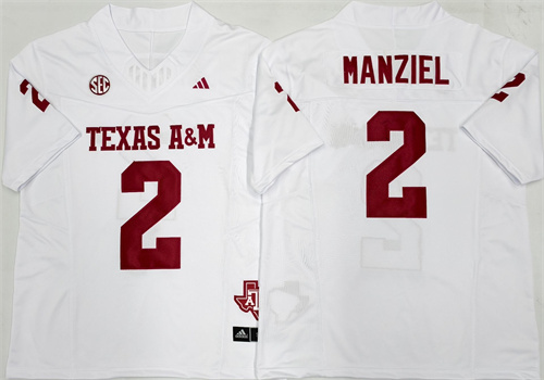 Texas A&M Aggies White #2 MANZIEL