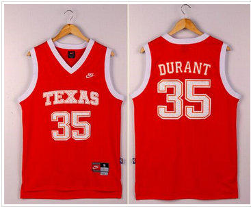 Texas Longhorns #35 Kevin Durant Orange New Stitched NCAA Jersey