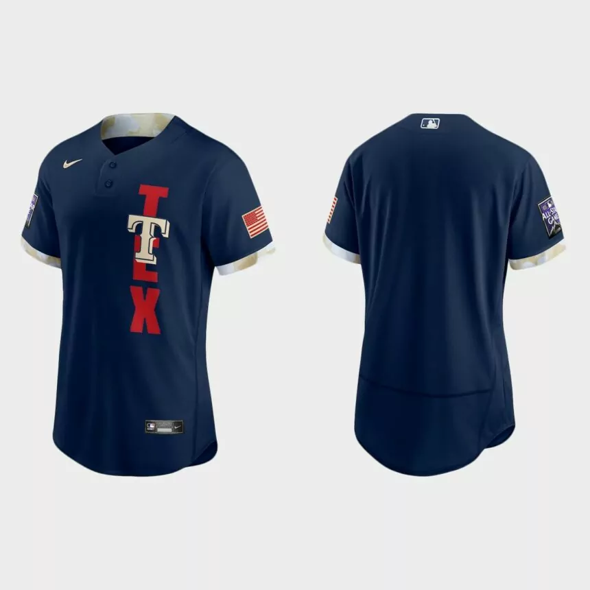 Texas Rangers 2021 MLB All-Star Game Authentic Jersey – Navy