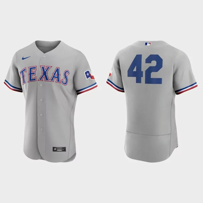 Texas Rangers 2023 Jackie Robinson Day Authentic Jersey – Gray