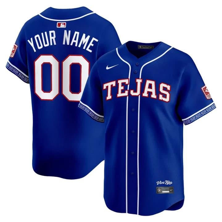 Texas Rangers 2026 City Connect Vapor Premier Limited Custom Jersey   - All Stitched