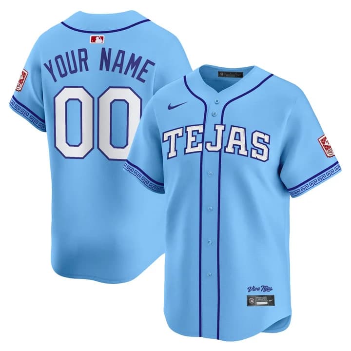 Texas Rangers 2026 City Connect Vapor Premier Limited Custom Jersey  - All Stitched