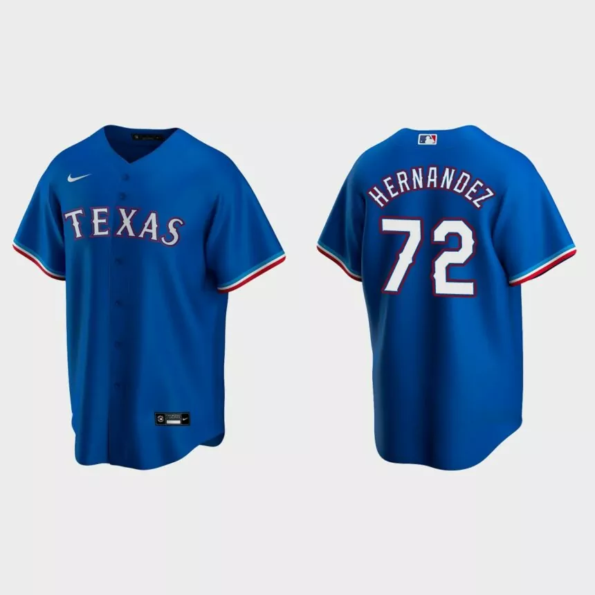 Texas Rangers Jonathan Hernandez Replica Alternate Jersey – Royal