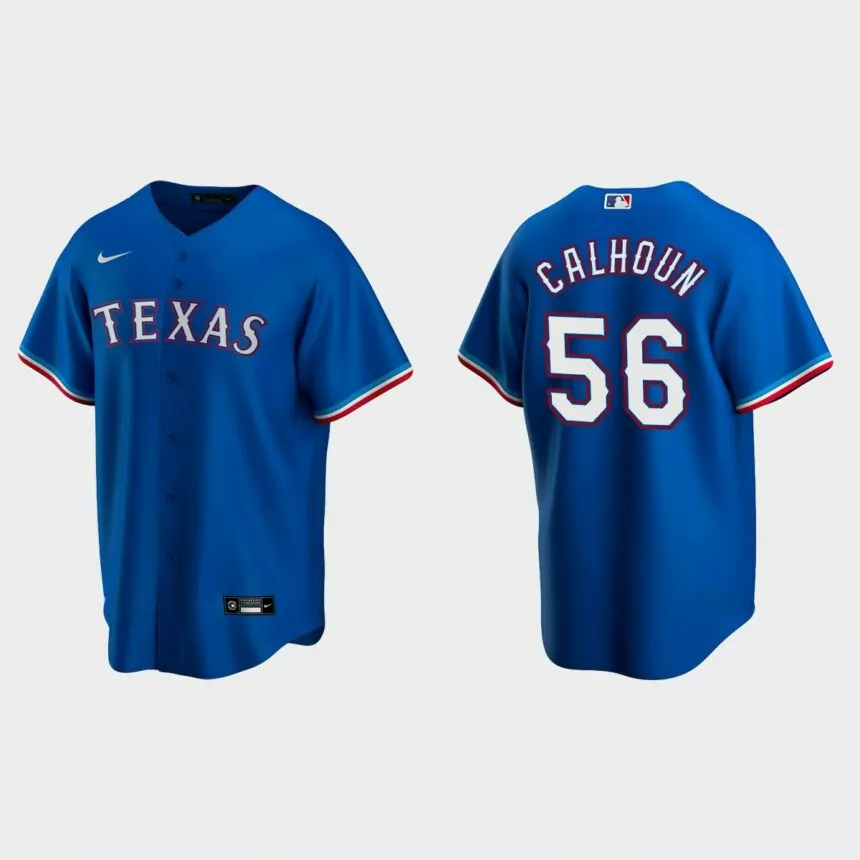 Texas Rangers Kole Calhoun Replica Alternate Jersey – Royal