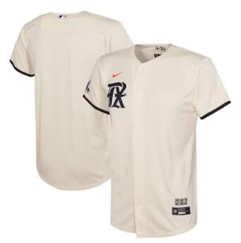 Texas Rangers Nike Toddler 2023 City Connect Replica Jersey Cream