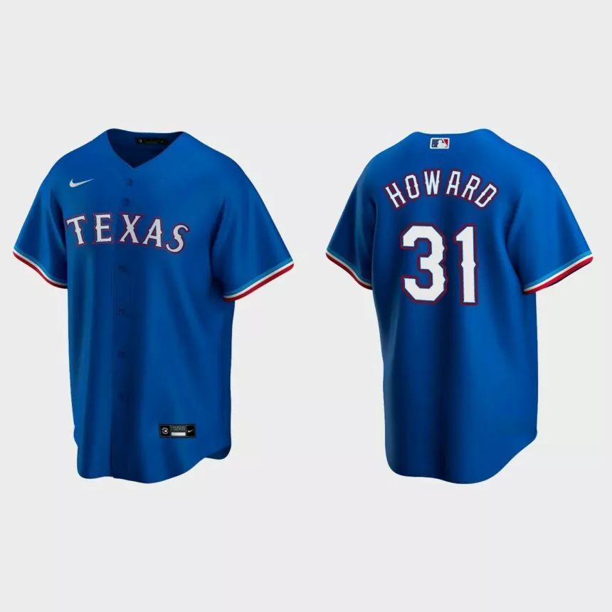 Texas Rangers Spencer Howard Replica Alternate Jersey – Royal