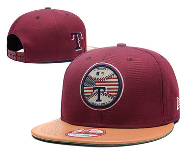 Texas Rangers Throwback Logo Burgundy Adjustable Hat YS