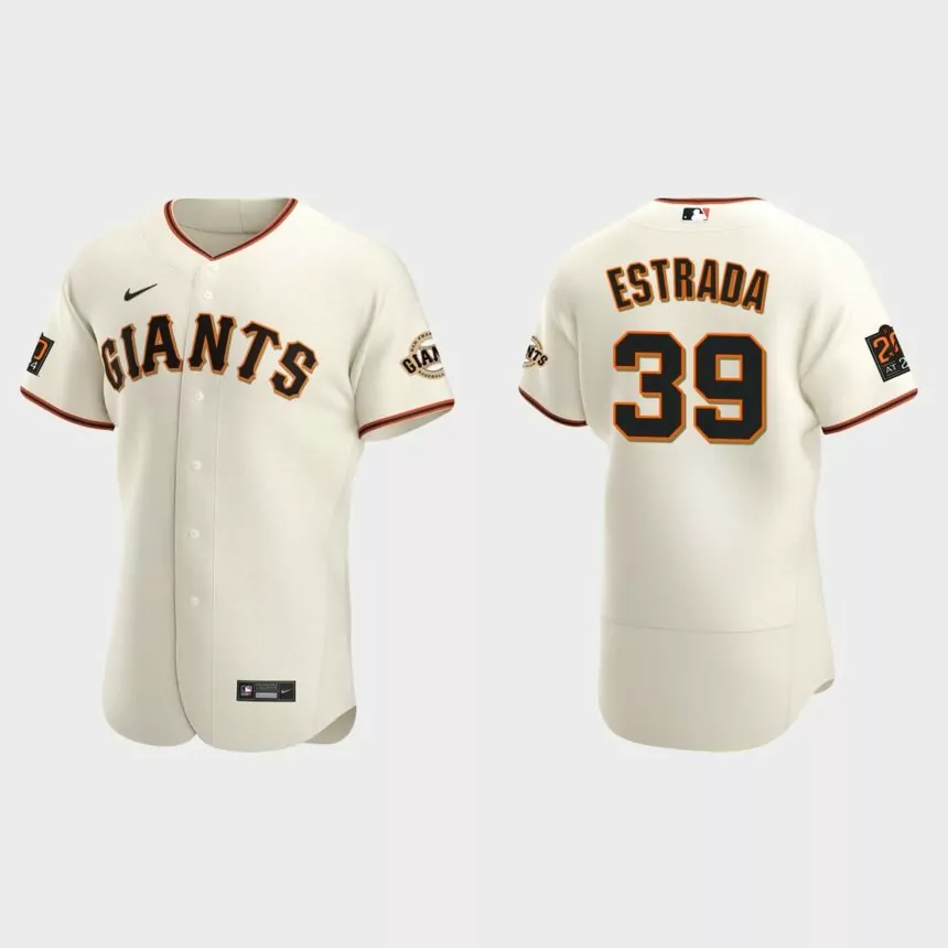 Thairo Estrada San Francisco Giants Authentic Home Jersey – Cream