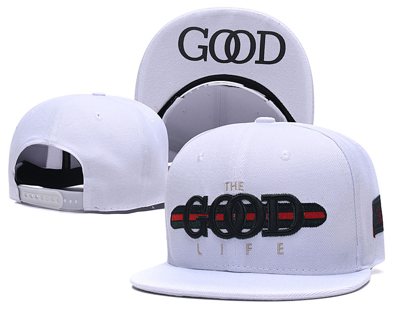 The-Good-Life-White-Fashion-Adjustable-Hat-SG