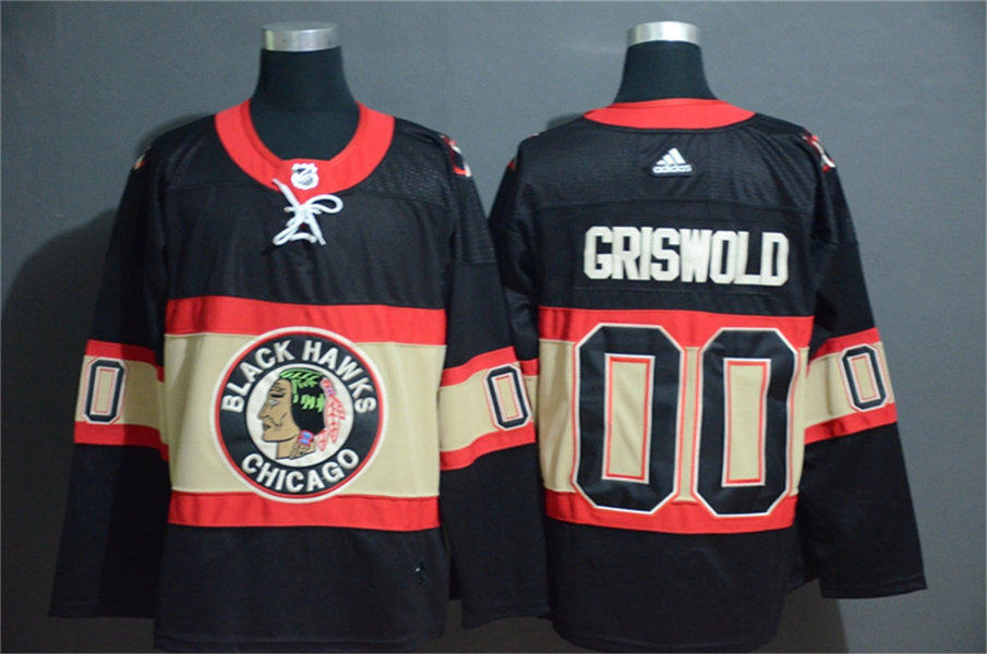 The National Lampoon's Vacation film #00 Clark Griswold Christmas Vacation Chicago Blackhawks Movie Stitched