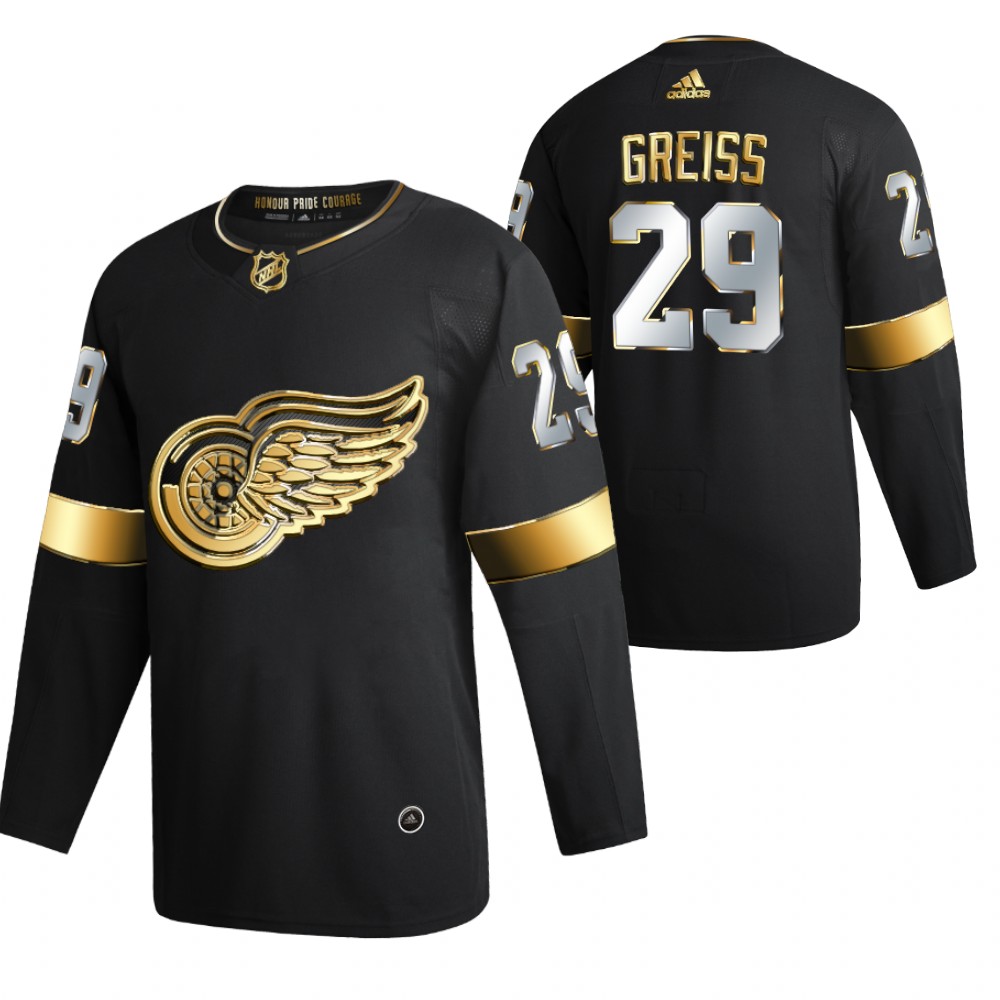 Thomas Greiss Detroit Red Wings Greiss 2021 Golden Edition Jersey Limited Authentic