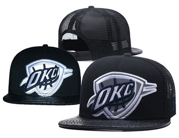 Thunder Team Logo Black Adjustable Hat GS