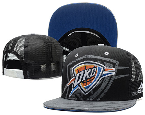 Thunder Team Logo Black Mesh Adjustable Hat GS