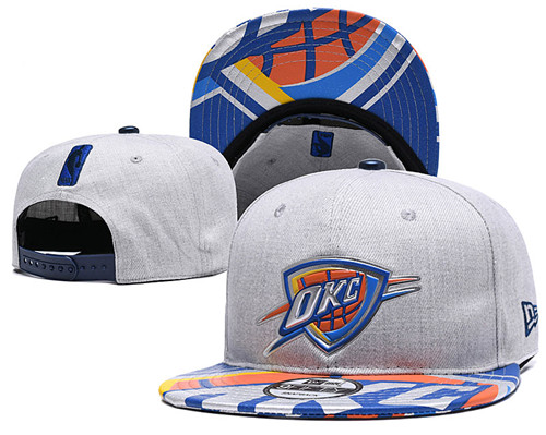 Thunder Team Logo Gray Blue Adjustable Hat YD