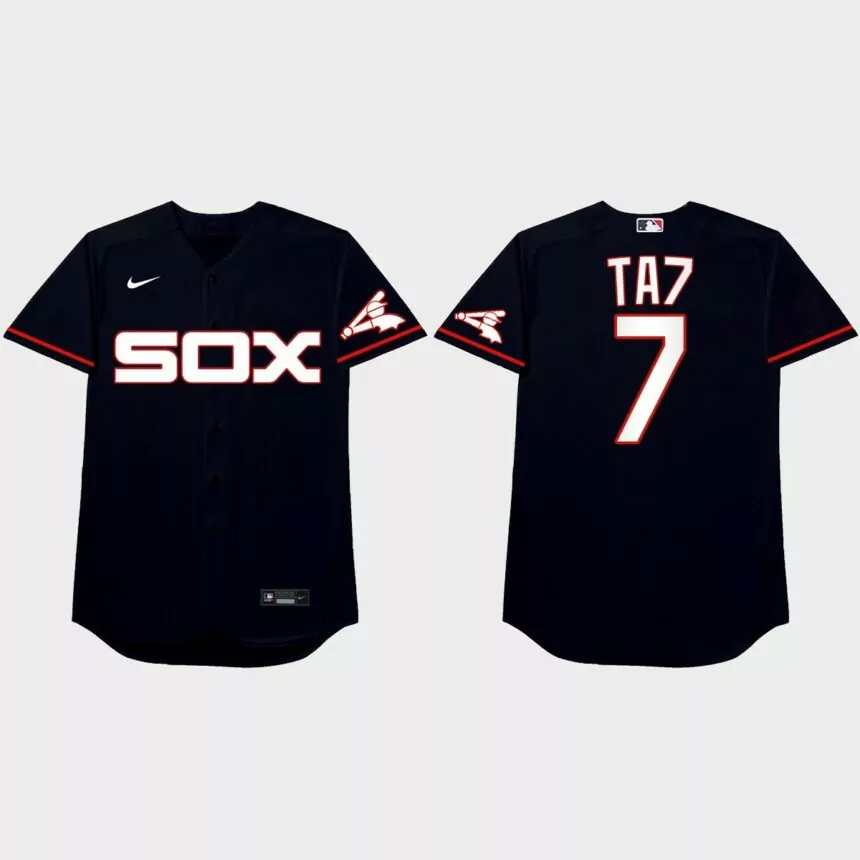 Tim Anderson 2021 Players’ Weekend TA7 Nickname Jersey – Navy