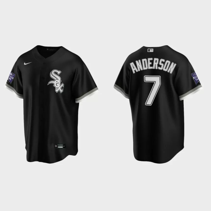 Tim Anderson Chicago White Sox 2021 All-Star Game Alternate Replica Jersey – Black