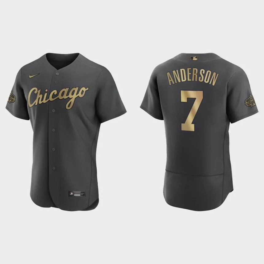 Tim Anderson Chicago White Sox 2022 MLB All-Star Game Authentic Jersey – Charcoal