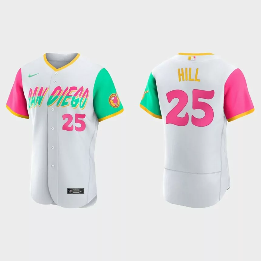 Tim Hill San Diego Padres 2022 City Connect Authentic Jersey – White