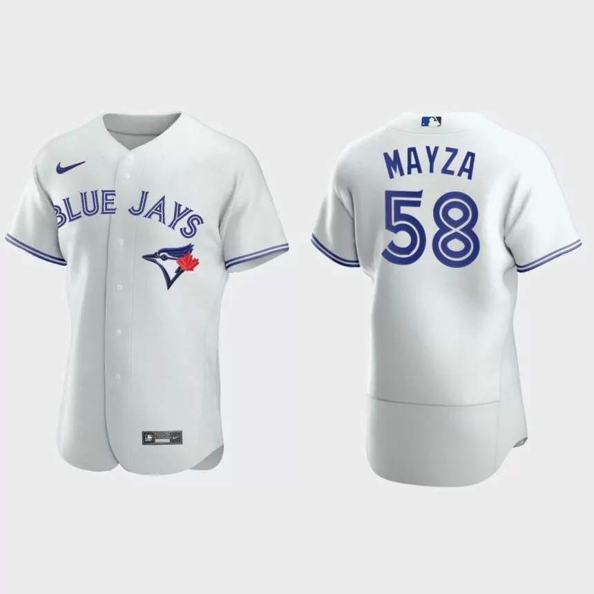 Tim Mayza Toronto Blue Jays Authentic Home Jersey – White
