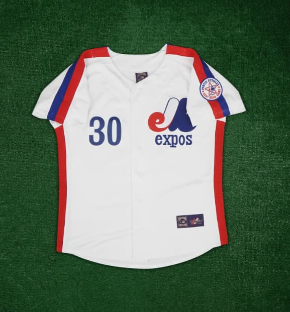 Tim Raines 1982 Montreal Expos Cooperstown Men's Home Jersey