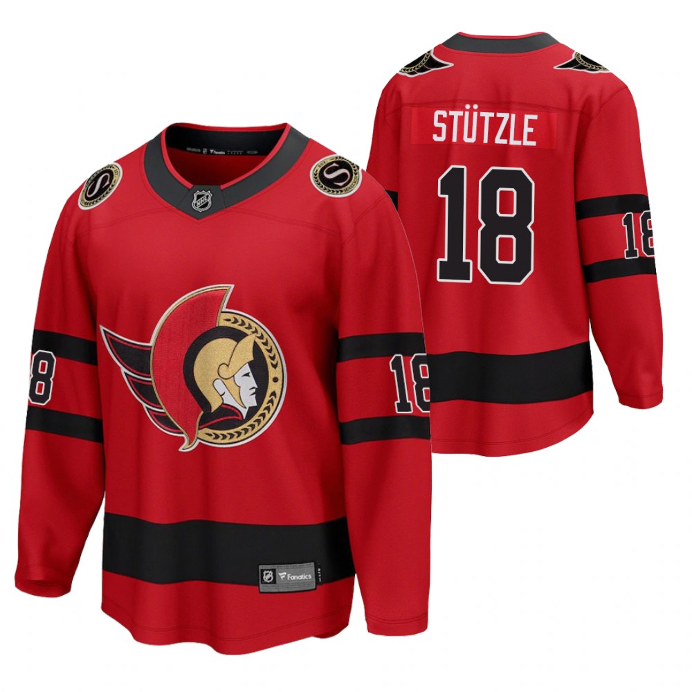 Tim Stutzle Ottawa Senators Reverse Retro Red Men's Jersey