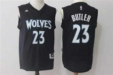 Timberwolves 23 Jimmy Butler Black Swingman Jersey