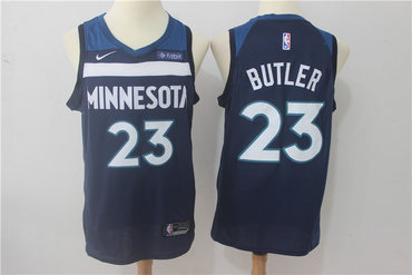 Timberwolves 23 Jimmy Butler Navy Nike Swingman Jersey