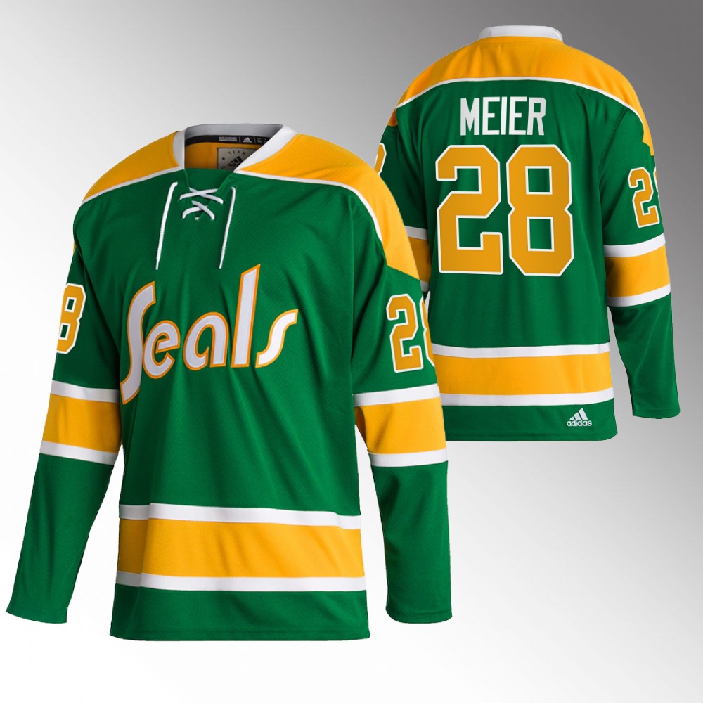 Timo Meier 2022-23 San Jose Sharks Reverse Retro 2.0 Green Jersey Authentic