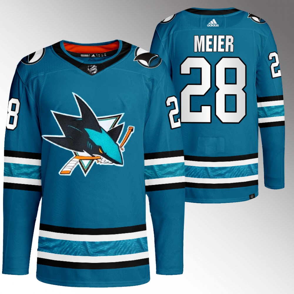 Timo Meier San Jose Sharks Teal Home Primegreen Authentic Jersey