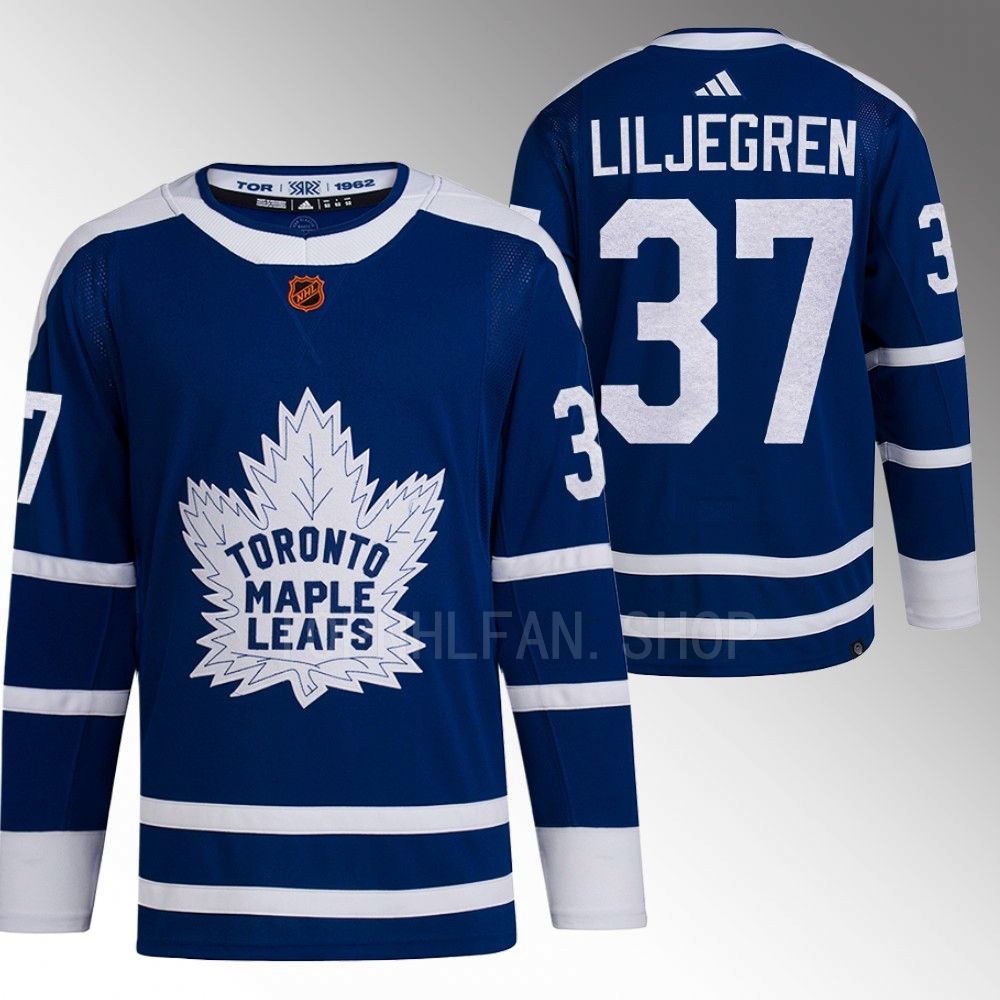 Timothy Liljegren 2022 Toronto Maple Leafs Blue Reverse Retro 2.0 Authentic Primegreen Jersey